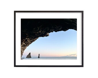 Cueva de la playa de Reynisfjara, Islandia, Descarga digital, Arte mural, Fotografía