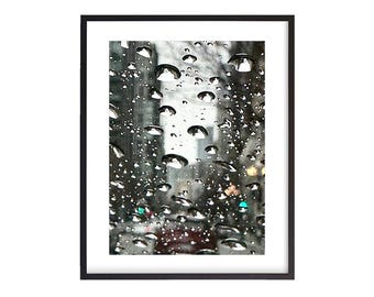 Pioneer Square on 1st Ave - Rain in Seattle Series, Digital Download, Wall Art, Photography