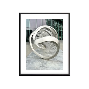 Wind Harp Sculpture, Reykjavik, Iceland, Digital Download, Wall Art, Photography