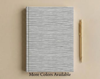 Modern Geometric Hardcover Journal – Stacked Layers Abstract Matte Notebook