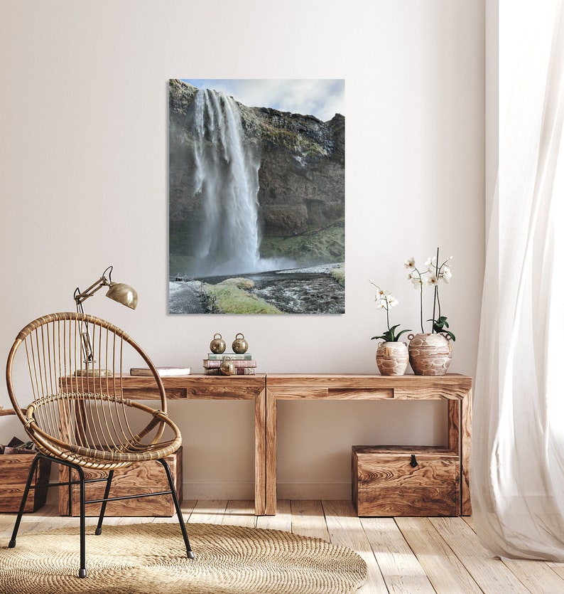 Seljalandsfoss Waterfall 2, Iceland, Digital Download, Wall Art ...