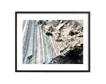 Muro de roca de la playa de Reynisfjara 1, Islandia, Descarga digital, Arte mural, Fotografía