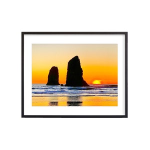 Cannon Beach Sunset 2 Digital Download, Wall Art, Photography