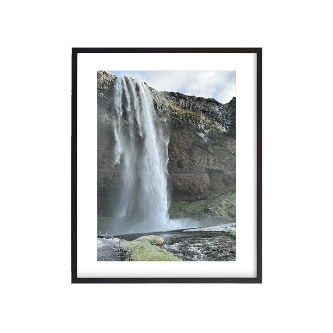 Seljalandsfoss Waterfall 2, Iceland, Digital Download, Wall Art ...