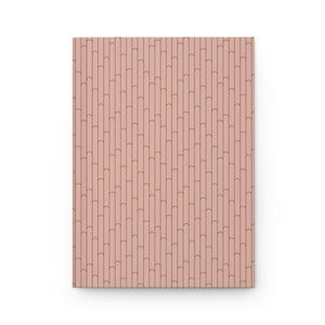 Art Deco Arches Hardcover Matte Journal l Blush & Gold - Free US Shipping
