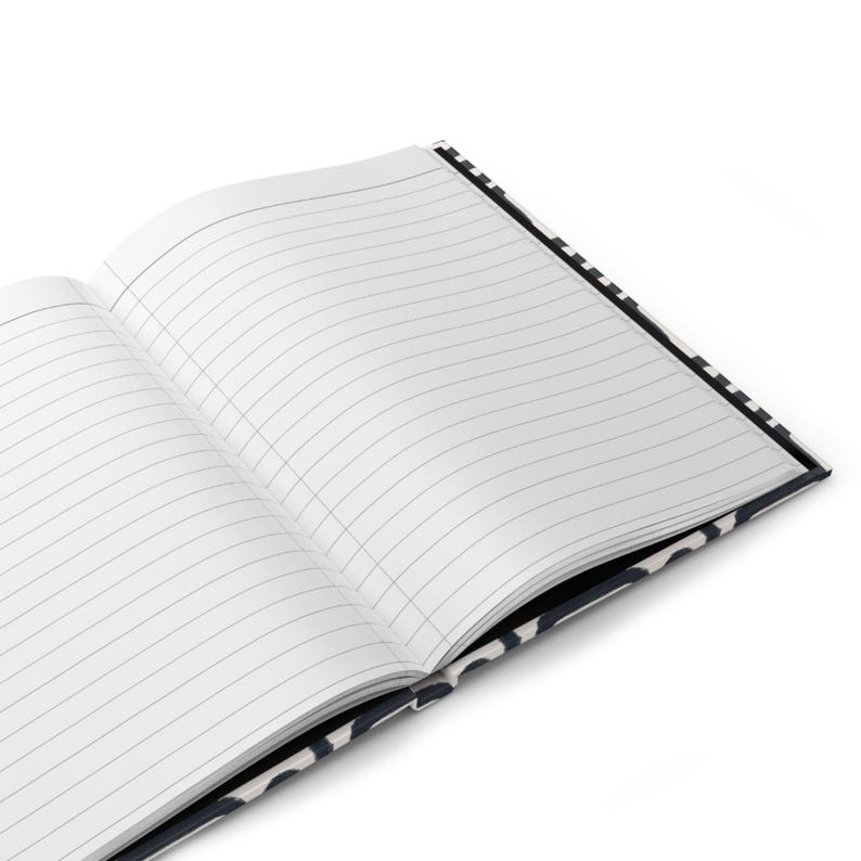 Cuaderno de tapa dura Winding Roads, diseño abstracto moderno con acabado mate. imagen 5