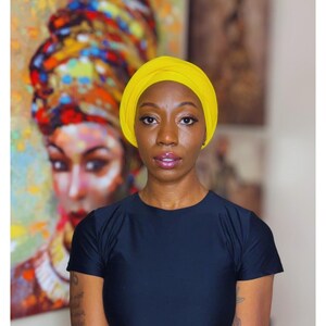 SecuredWraps (60” Yellow). 4-way Stretch, Breathable, Soft and Easy to Style!