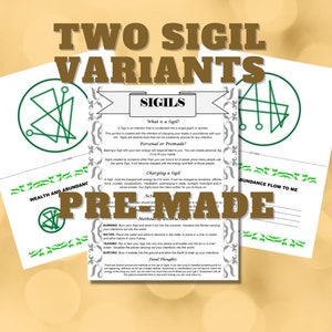 Money Sigil 3 - Wealth And Abundance Flow To Me - Affirmation/Manifestation
