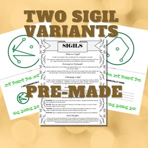 Money Sigil 1 - I Am Financially Free - Affirmation/Manifestation