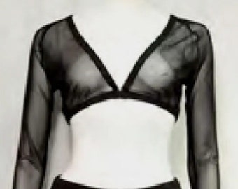 Black mesh body wrap
