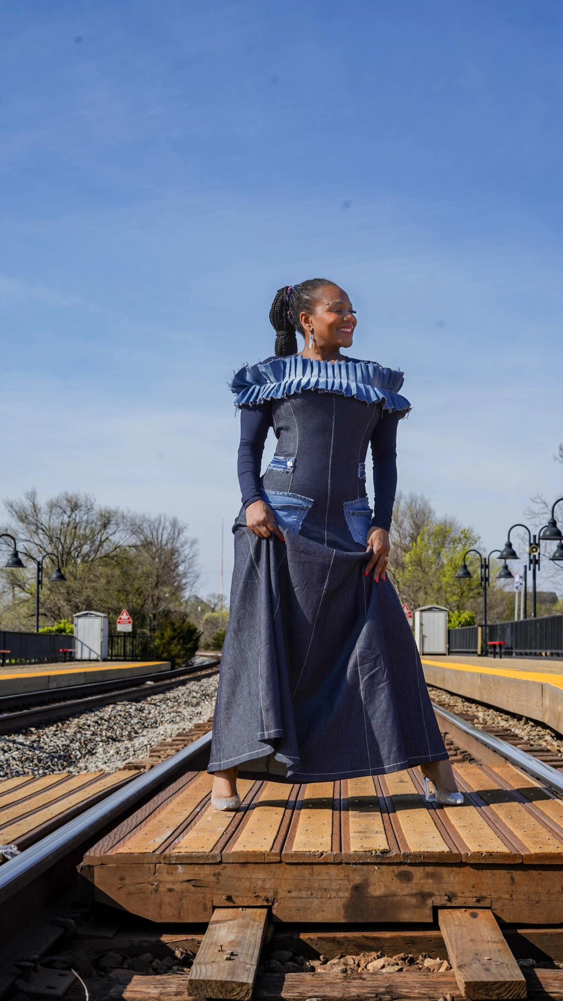 Denim wedding dresses 60 photos Astyledwedding com