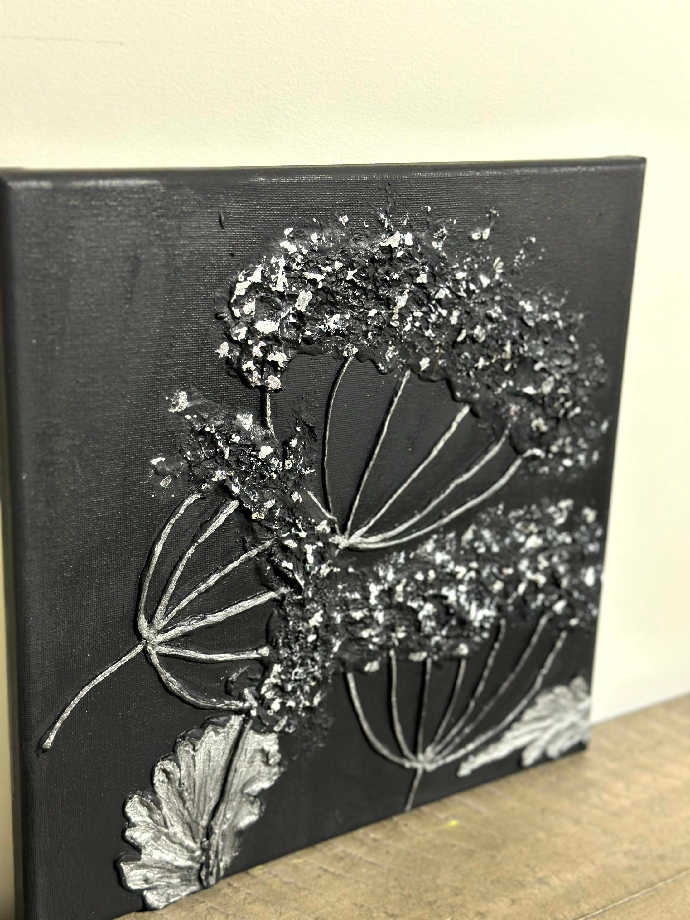View of Bas Relief, Heavy Texture Painting, Custom Canvas Wall Art Sculpture ...