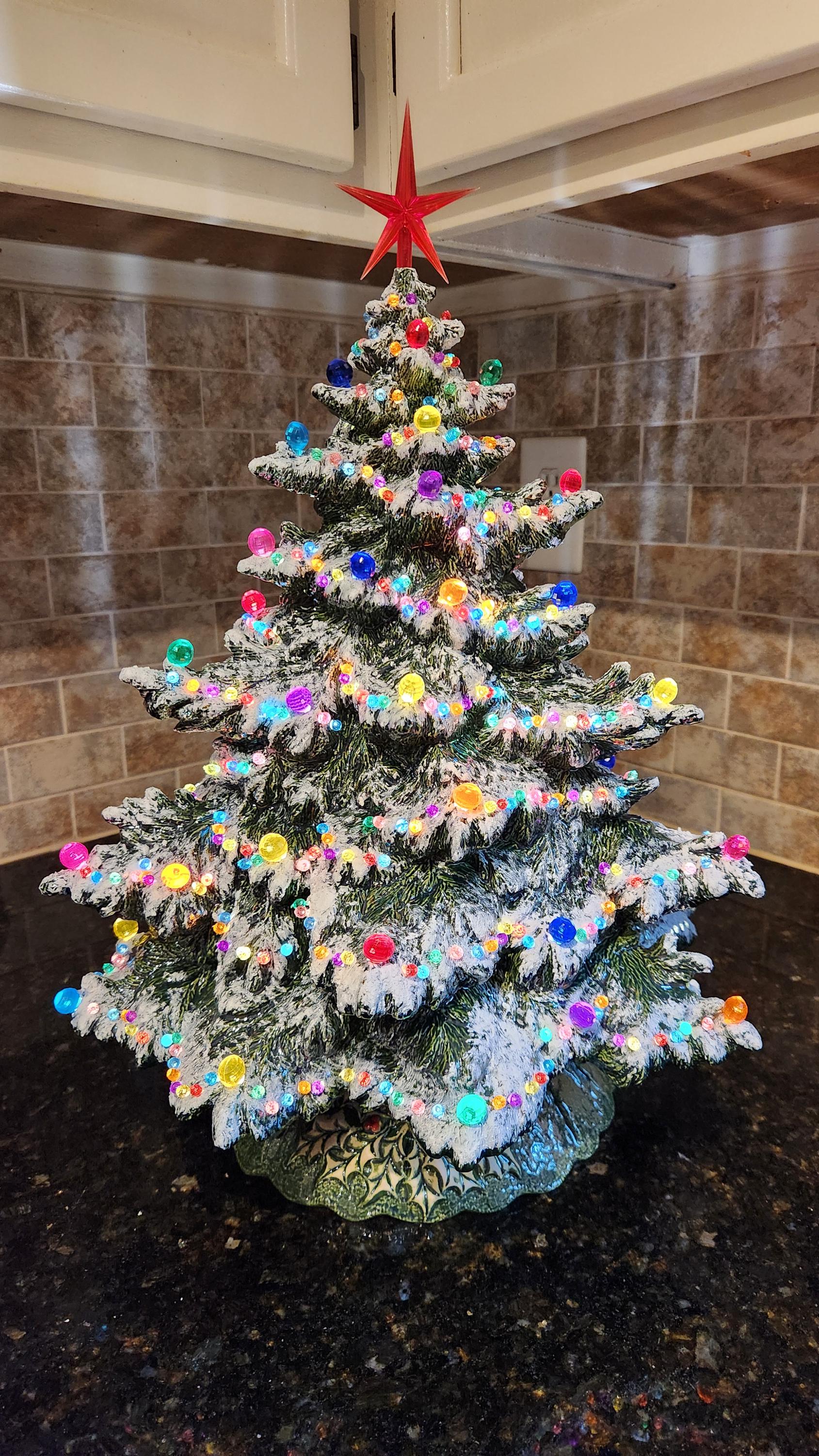 Nowell Frasier Fir Ceramic Tree - Etsy