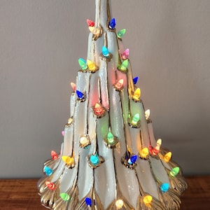 Modern &quot;Baby Lava&quot; Ceramic Tree with 22k Gold