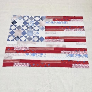 Handmade Liberty Patchwork Baby Quilt Top 50x70"Pieced~BED/Wall Decor