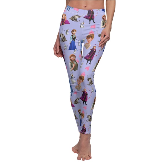 Leggings da donna, Leggings Disney, Pantaloni da yoga Frozen
