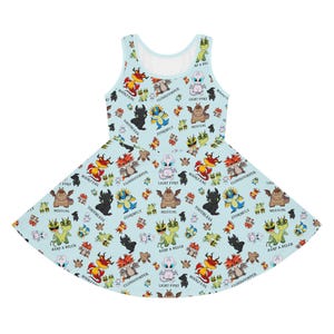 All Over Light Fury, Universal, Girls Dress, Toothless Dress, Cruise Dress, Theme Park, Toothless, How To Train Your Dragon, Dragons