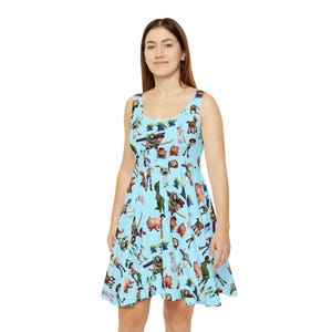 Toy Story, Ladies Dress, Disney, Skater Dress, Ladies Dress, Summer Dress, Cruise Dress, Princesses, Theme Park, Fun Dress, Princess