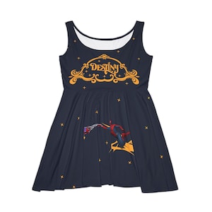 Ladies Dress, Disney, Skater Dress, Ladies Dress, Summer Dress, Cruise Dress, Princesses, Disney Cruise, Fun Dress, Princess, Destiny