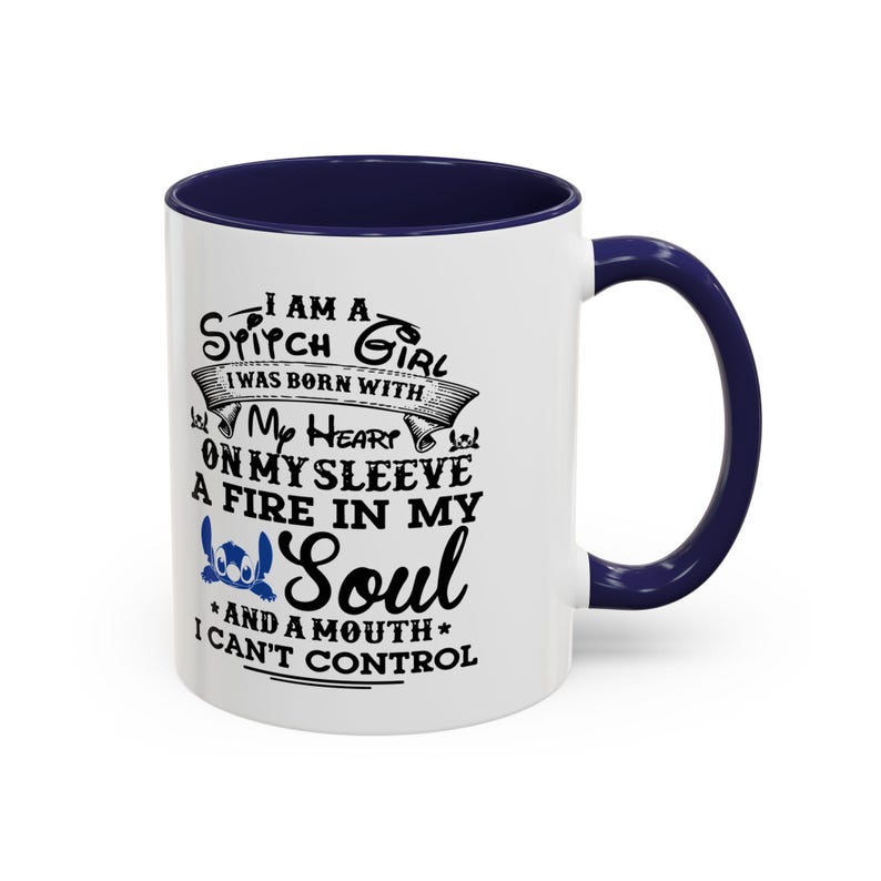 Stitch, Lilo, Disney Inspired, Fun Coffee Mug, Friend Gift, Can't Control, Co-Worker Gift, Gift for Her, Disney Fan, Disney Adult, Birthday image 9