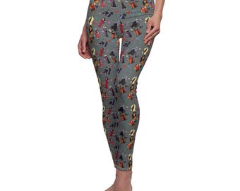 Women's Leggings, Disney Leggings, Disney Yoga Pants, Tangled, Rapunzel, Yoga Pants, Yoga Leggings, Slim Fit Yoga, Teen Leggings, Teen Yoga