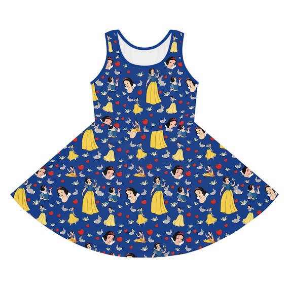 Snow White, Skater Dress, Girls Dress, Sun Dress,girls Disney Dress, Cruise  Dress, Theme Park, Fun Dress, Princess, Party Dress, Sleeveless - Etsy