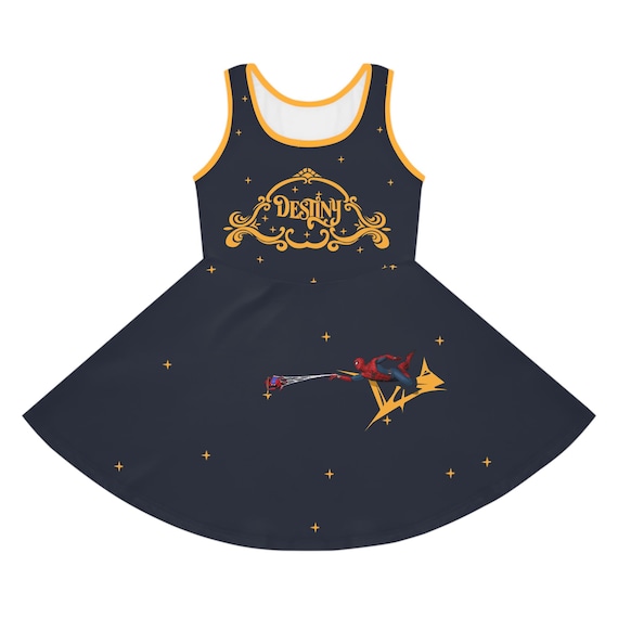 Disney Destiny, Skater Dress, Disney, DCL, Disney Inspired, Girls Dress, Summer Dress, Cruise Dress, Theme Park, Fun Dress, Spiderman Cruise Disney Destiny, Skater Dress, Disney, DCL, Disney Inspired, Girls Dress, Summer Dress, Cruise Dress, Theme Park, Fun Dress, Spiderman Cruise