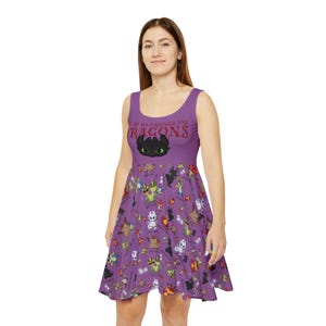 Epic, Skater Dress, Universal, Ladies Dress, Toothless Dress, Cruise Dress, Theme Park, Toothless, How To Train Your Dragon, Dragons, Hiccup
