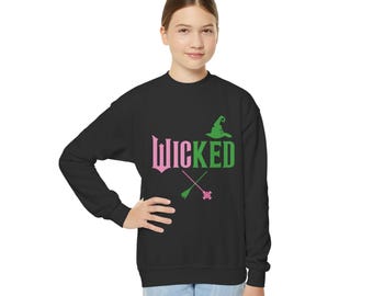 Elphaba, Galinda, Wicked Musical Hoodie, Defying Gravity, Changed For Good, Wicked Movie, Unisex, Witch, Movie, Oz, Kids, Girls Sweatshirt