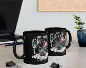 Caneca dupla face de Elphaba, Galinda, do musical Wicked, Desafiando a Gravidade, Transformada para Sempre, Fã de Filmes de Bruxa, Loira, Mudança para o Bem, Bruxa, Filme