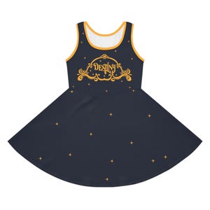 Disney Destiny, Skater Dress, Disney, DCL, Disney Inspired, Girls Dress, Summer Dress, Cruise Dress, Theme Park, Fun Dress, Princess, Cruise