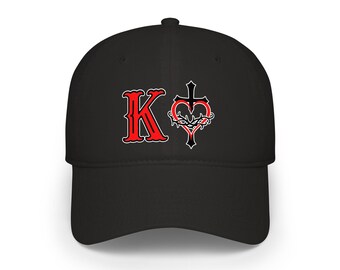 King of Hearts - Christian- God-lord-ball Cap- Baseball Hat- Hat