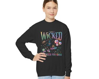 Elphaba, Galinda, Wicked Musical Hoodie, Defying Gravity, Changed For Good, Wicked Movie, Unisex, Witch, Movie, Oz, Kids, Girls Sweatshirt