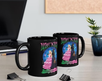 Elphaba, Galinda, Wicked Musical Mug 2-sided, Defying Gravity, Changed For Good, Wizard Movie Fan, Musical, Change for Good, Witch, Movie
