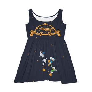 Disney Wonder, Donald, Ladies Dress, Disney, Skater Dress, Ladies Dress, Summer Dress, Cruise Dress, Disney Cruise, Fun Dress, Princess