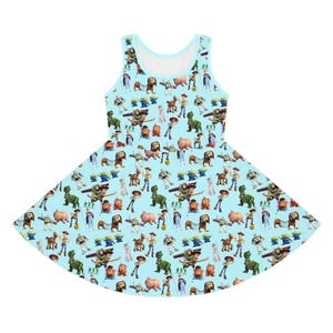 Toy Story, Skater Dress, Girls Dress, Sun Dress, Summer Dress, Cruise Dress, Theme Park, Fun Dress, Princess, Party dress, Disney, Sundress