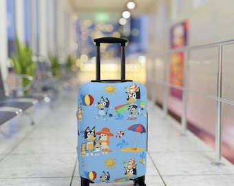 Disney Luggage Cover, Bluey, Bingo, Travel Accessories, Kids Luggage Cover, Luggage Cover, Suitcase Cover, Nice Parking Rita, Janet,Grannies