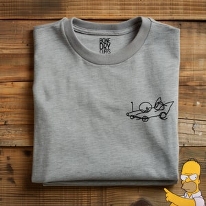 THE HOMER Simpsons Shirt, The Simpsons Tshirt, Simpson T-shirt