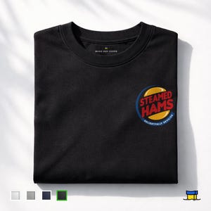 STEAMED HAMS Simpsons-T-shirt, subtiele Simpsons-merchandise