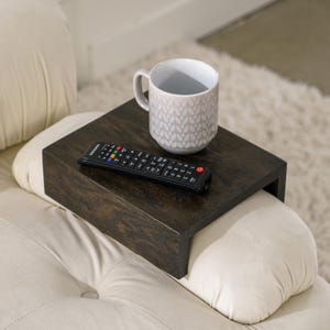 Wood Sofa Side Table Couch C Table for Couch Sofa C Table for Sofa Sofa Arm Tray Table Couch Arm Table Sofa Armrest Table Sofa Arm Table