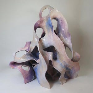 Abstract Ceramic Sculpture Living Room Statement Art Collector Gift Contemporary Home Interior Design Focal Point Handmade Pottery Modern