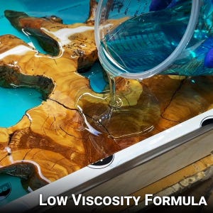 Deep Pour Epoxy Resin Kit Bubble Free Resin Epoxy Resin for River Tables Crystal Clear Resin Clear Resin for Casting 2-4 Inch Thick Pour