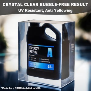 Deep Pour Epoxy Resin Kit Bubble Free Resin Epoxy Resin for River Tables Crystal Clear Resin Clear Resin for Casting 2-4 Inch Thick Pour