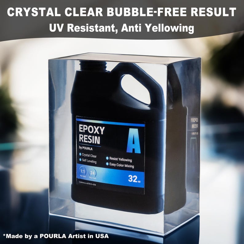 Deep Pour Epoxy Resin Kit Bubble Free Resin Epoxy Resin for River Tables Crystal Clear Resin Clear Resin for Casting 2-4 Inch Thick Pour