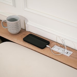 Modern farmhouse narrow console table with storage shelves and black wood finish designed for entryway hallway and living room furniture layouts perfect for behind couch placement in apartments contemporary homes and rustic interiors this long slim console table is ideal for displaying lamps books plants candles baskets and decorative accessories while adding warmth style organization and functional storage to any space
