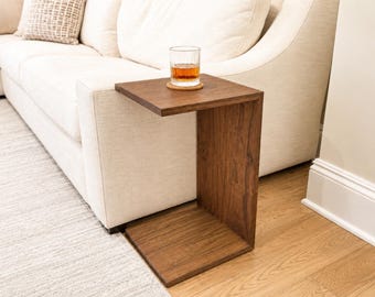 Sofa C Table for Sofa Couch C Table for Couch Wood Sofa Side Table Wood Couch Side Table Small Couch Table Small End Table Modern End Table