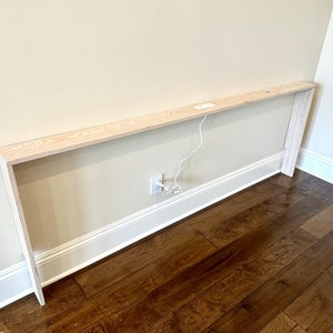 Long Narrow Console Table Narrow Rustic Farmhouse Console Table With ...