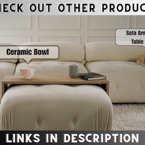 Functional over ottoman tray made of wood for use as coffee table sofa tray or ottoman top cover great for serving food and drinks or using as a laptop desk or decor display ideal for modern or rustic home setups
