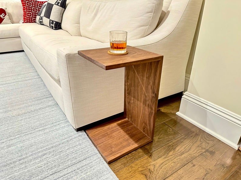 Sofa C Table for Sofa Couch C Table for Couch Wood Sofa Side Etsy