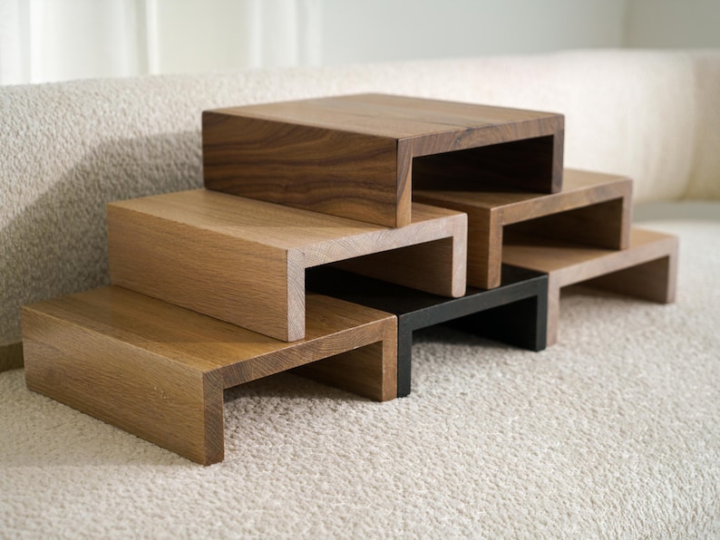 White oak couch arm tray table handcrafted for functionality and style serves as a sofa armrest table or wood side table designed for small spaces it provides a stable surface for drinks or snacks fits securely on most sofa arms and enhances the look of any modern or rustic interior
